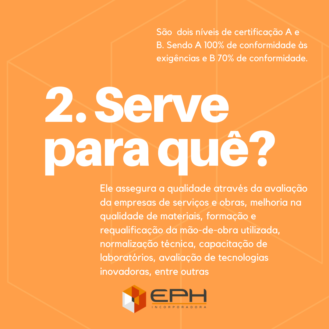 PBQP-H O Que é? Para Quê Serve? A EPH Tem?