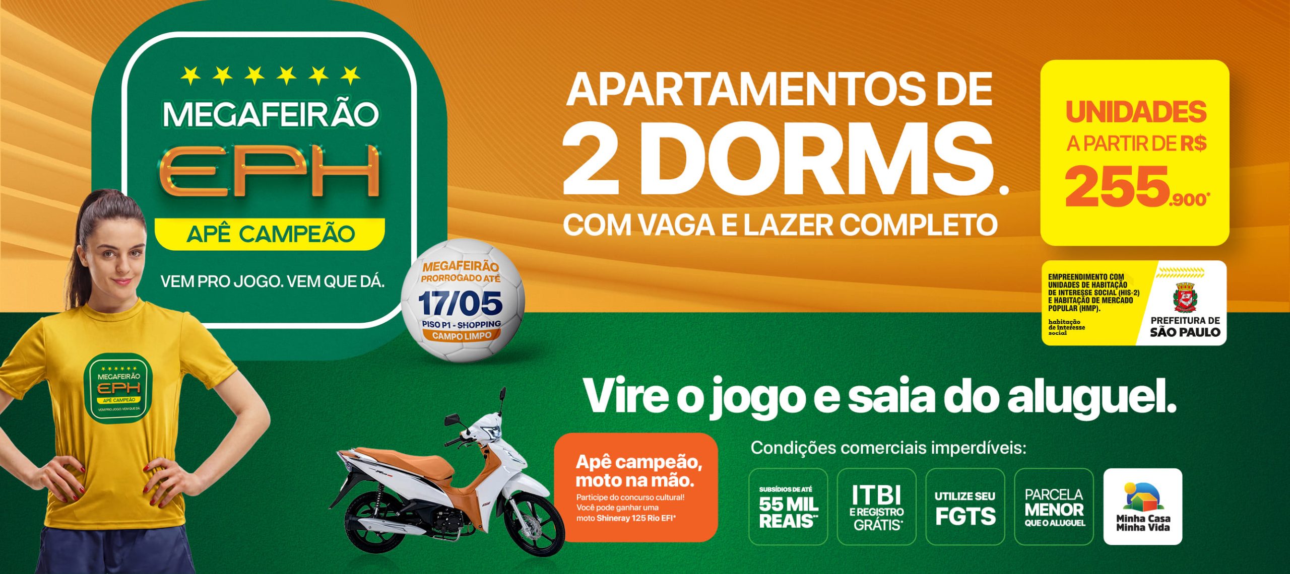 Mega Feirão Apê Campeão é prorrogado após grande procura no Shopping Campo Limpo